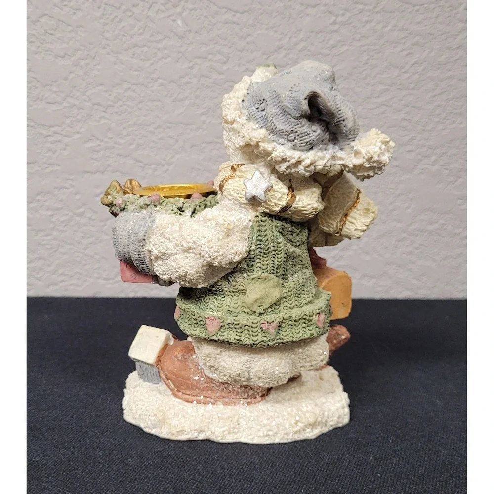 Cornerstone Creations Christmas Snowman Candle Holder Figurine Christmas Decor